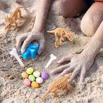 Dinosaur Skeleton Toys Set for Science Play & Parties