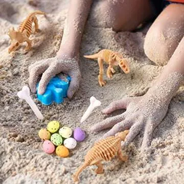 Dinosaur Skeleton Toys Set for Science Play & Parties