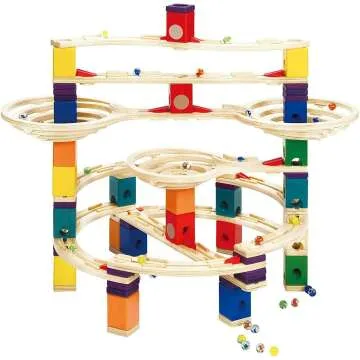 Hape Quadrilla Marble Run 147-Piece STEM Toy