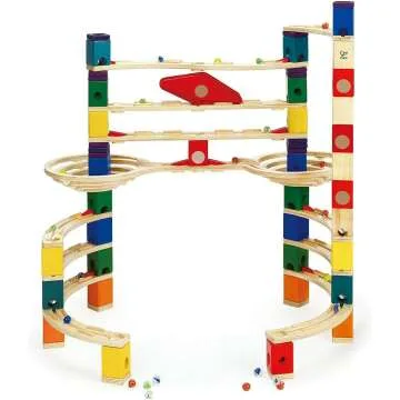 Hape Quadrilla Marble Run 147-Piece STEM Toy