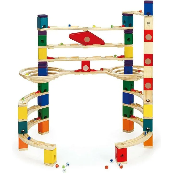 Hape Quadrilla Marble Run 147-Piece STEM Toy