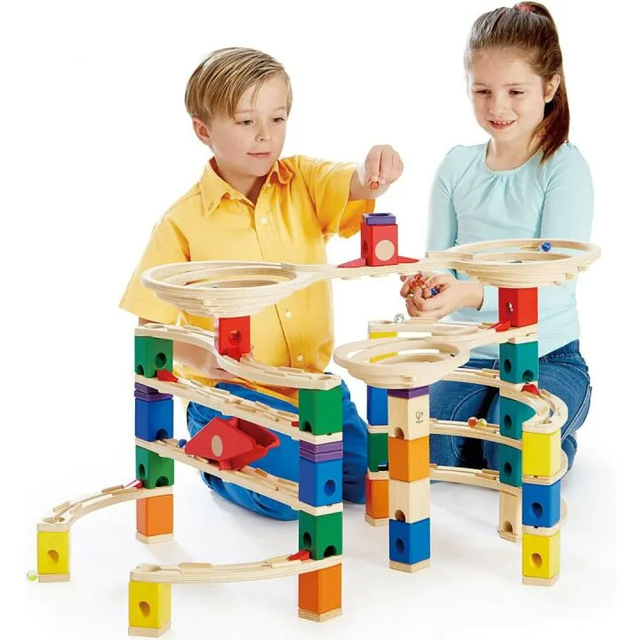 Hape Quadrilla Marble Run 147-Piece STEM Toy
