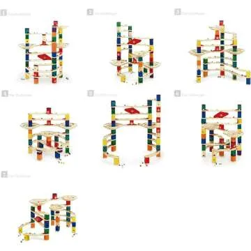 Hape Quadrilla Marble Run 147-Piece STEM Toy