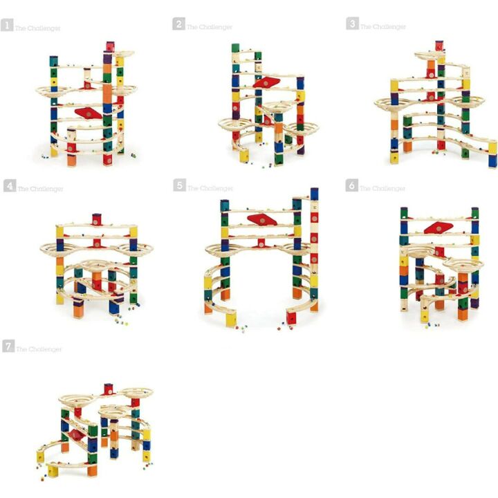 Hape Quadrilla Marble Run 147-Piece STEM Toy