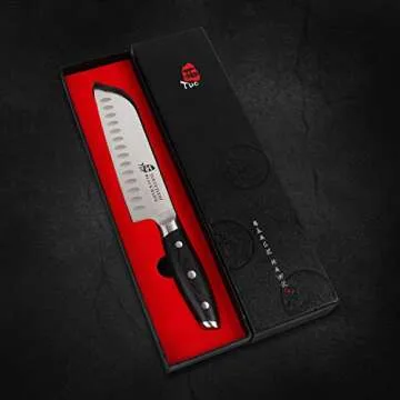 TUO Santoku Knife - Ultra Sharp 7 Inch Chef Knife