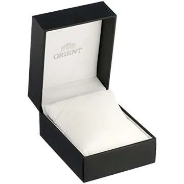 Orient Men's '2nd Gen. Bambino Ver. 3' Japanese Automatic Stainless Steel and Leather Dress Watch, Color:Brown (Model: FAC0000EW0)