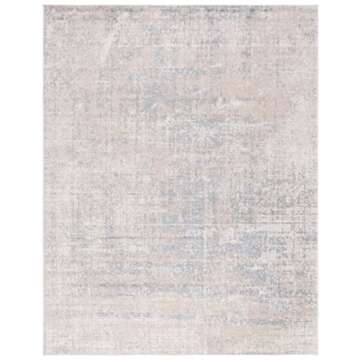 SAFAVIEH Adirondack Collection Area Rug - 8' x 10', Beige & Slate, Modern Abstract Design, Non-Shedd...