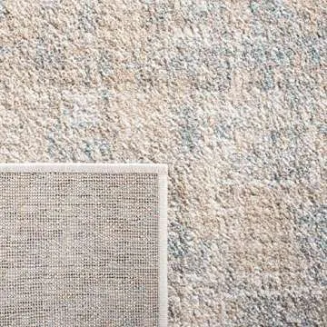 SAFAVIEH Adirondack Collection Area Rug - 8' x 10', Beige & Slate, Modern Abstract Design, Non-Shedding & Easy Care, Ideal for High Traffic Areas in Living Room, Bedroom (ADR207B)