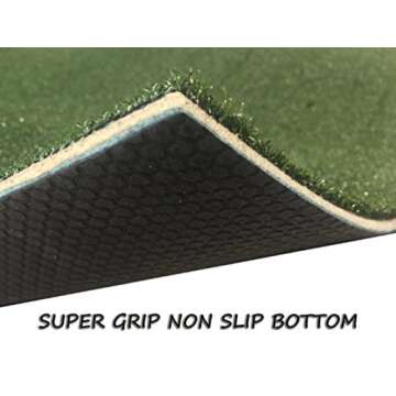 Premium 10' X 3' Softball Pitching Mat with Game Rubber