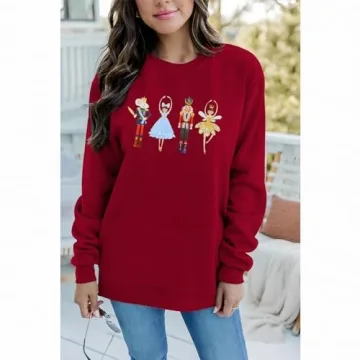 IZYJOY Christmas Nutcracker Sweatshirt for Ballet Lovers