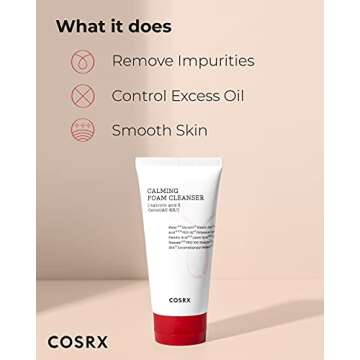 COSRX AC Collection Calming Foam Cleanser | 150ml | Salicylic Acid Treatment for Acne