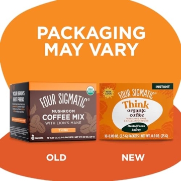 Four Sigmatic Organic Mushroom Coffee for Focus & Energy
