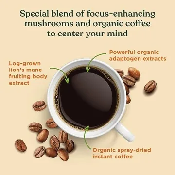 Four Sigmatic Organic Mushroom Coffee for Focus & Energy
