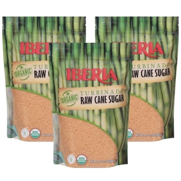 Iberia Organic Raw Turbinado Sugar | 4.5 lbs Total
