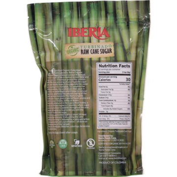 Iberia Organic Raw Turbinado Sugar | 4.5 lbs Total