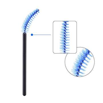eBoot 200 Multicolor Disposable Eyelash Brushes Kit