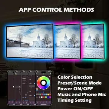 13ft Battery Powered LED Strip Lights for Versatile Use