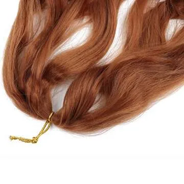 9 Pack French Curly Braiding Hair 22 Inch Bouncy Braiding Hair French Curles Synthetic Hair Extensions French Curl Braiding Hair Wavy ends Pre Streched Spanish Curly Braiding Hair #30