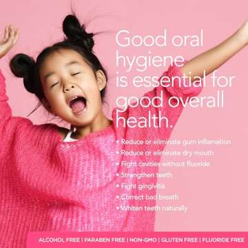 ORL Organic & Natural Bubblegum Toothpaste. Natural Safe Formula Uniquely Created to Clean Your Child’s Mouth, Helps Whiten Their Teeth Without Harmful Ingredients. Fluoride Free.