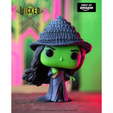 Funko Pop! Movies: Wicked Pt. 2 - Elphaba Glitter Vinyl Figure - Exclusive Collectible for Fans