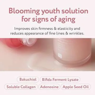 Face Republic Blooming Forever Rosé Serum 45ml 1.52 fl oz | Damask Rose, Bakuchiol | Revitalizing & Rejuvenating | Wrinkle Care | Firm and Elastic Skin | Vegan Korean Skincare