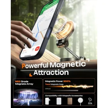 TOCOL iPhone 17 Pro Max Case with Magnetic Ring & Camera Protection