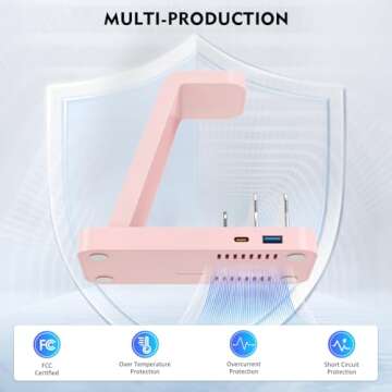 GAUOLN Wireless Charger - 5-in-1 Fast Charging Dock