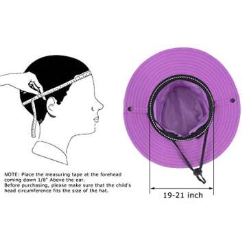 Muryobao Toddler Child Kids Girls Summer Sun Hat Wide Brim UV Protection Hats Floppy Bucket Cap for ...