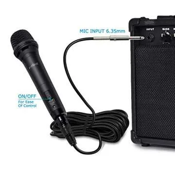 Fifine Dynamic Vocal Microphone with On/Off Switch
