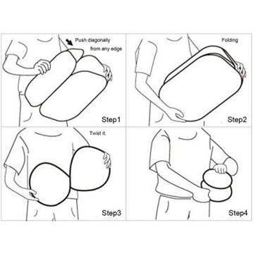 Buenod 2-Pack Mesh Pop-Up Laundry Hampers Collapsible Portable