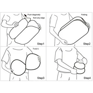 Buenod 2-Pack Mesh Pop-Up Laundry Hampers Collapsible Portable