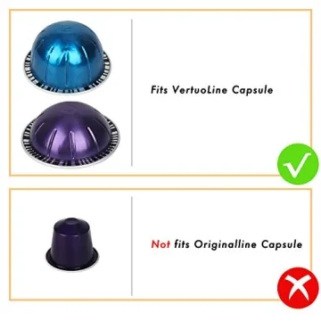 GEESTA Reusable Foil Seals Kit for Nespresso Vertuoline Capsules