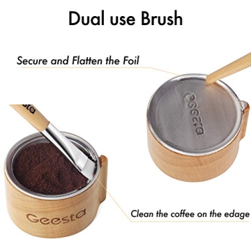 GEESTA Reusable Foil Seals Kit for Nespresso Vertuoline Capsules