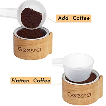 GEESTA Reusable Foil Seals Kit for Nespresso Vertuoline Capsules