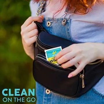 Care Check Lens Wipes - 150 Pre-Moistened Tech & Lens Cleaning Wipes for Cameras, Laptops, Cell Phones, Eyeglasses, Screens, Electronics, and More - Individually Wrapped