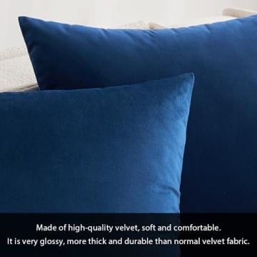 MIULEE Velvet Pillow Covers Set for Stylish Home Decor
