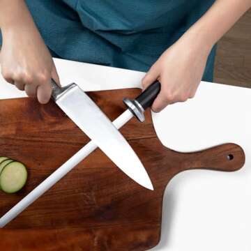 Shenzhen 12 Inch White Ceramic Knife Sharpener for Professionals