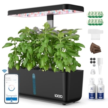 iDOO Hydroponics Growing System Kit for Indoor Gardening