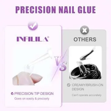 NXJ INFILILA Nail Glue | Super Strong & Quick Dry Adhesive