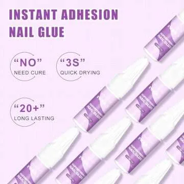 NXJ INFILILA Nail Glue | Super Strong & Quick Dry Adhesive