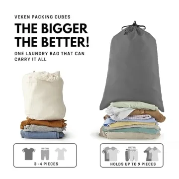 Veken 6 Set Packing Cubes for Organized Travel Essentials