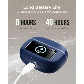 Active Noise Cancelling Wireless Earbuds with Touchscreen