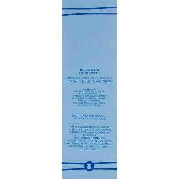 Tous Boy Eau De Toilette Spray 3.4 Ounces - Fresh Aroma