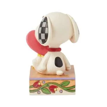 Enesco Peanuts Woodstock Snoopy Heart Figurine | Gift by Jim Shore
