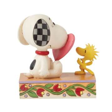 Enesco Peanuts Woodstock Snoopy Heart Figurine | Gift by Jim Shore