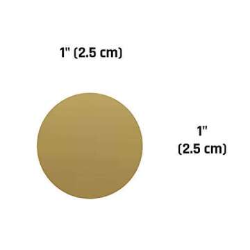 150 Gold Scratch Off Stickers - Fun & Easy Surprise Reveals