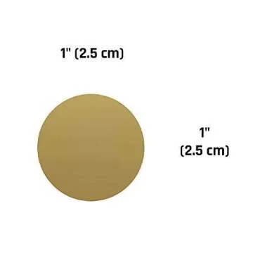 150 Gold Scratch Off Stickers - Fun & Easy Surprise Reveals