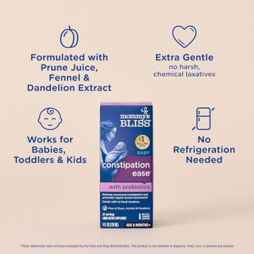 Mommy's Bliss Constipation Ease for Toddlers - Safe Relief