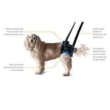 Walkabout Back End Harness - Pet Lifting Aid for Dogs and Cats with Mobility Issues