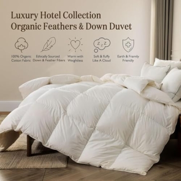 BPC Organic Down Comforter for Year-Round Luxury Sleep